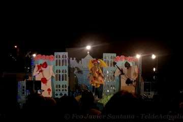 Drag Arush, reinona de las fiestas de Ayatima de Marzagán (Foto Francisco J. Santana)